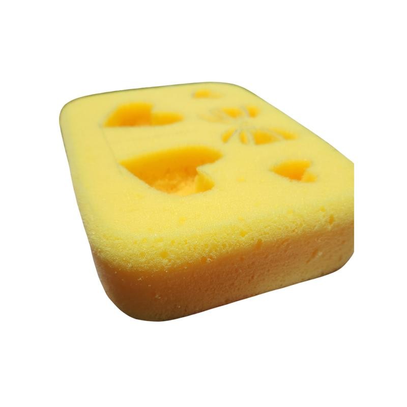 Hearts and Bow Butter Sponge Design 7.5x5.5x2 in. ASMR Squeeze