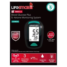 LifeSmart Buy LifeSmart Blood Glucose Plus Ketone Monitor System Bluetooth Device Only Online