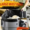 42 Gallon Large Black Trash Bags 33x48in (10 Count)