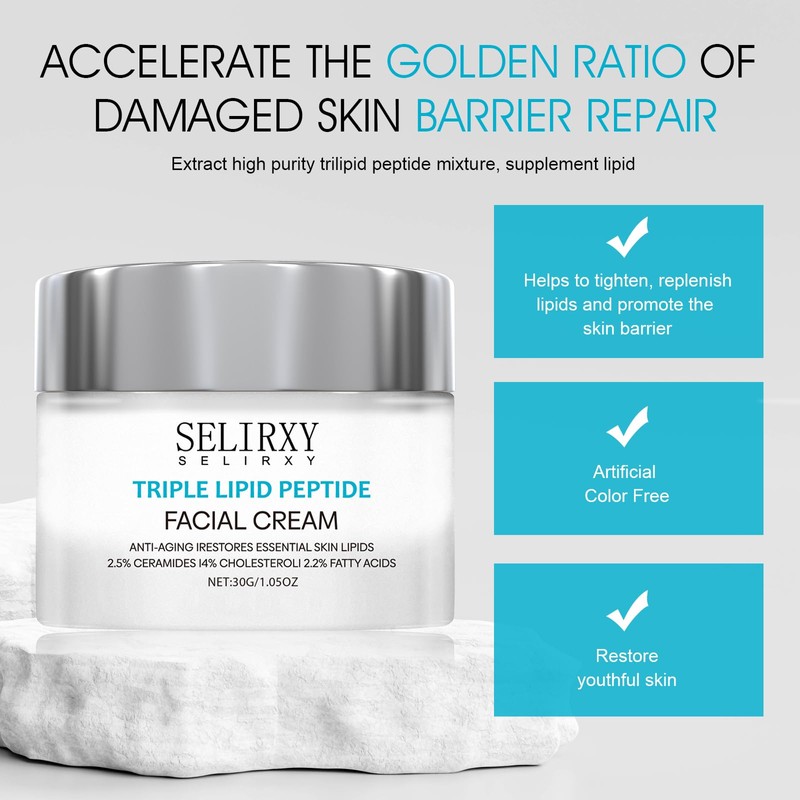 Nodfens Nodfens Triple Lipid Peptide Cream for Anti-Aging - Restores