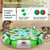 BENTOPAL Automatic Interactive Cat Toy with Moving Feather & Chirping