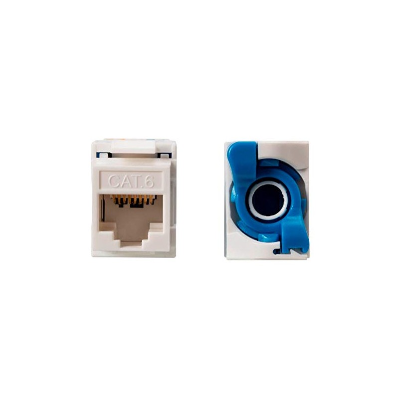 Monoprice Cat6 RJ45 Toolless Twist Lever 180-Degree Keystone