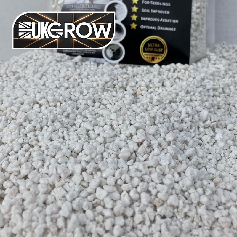 UKGrow Essential Perlite 2L: Horticultural Excellence in Medium Granules for