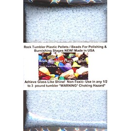 Rock Tumbler Plastic Pellets / Beads for Polishing and Polishing Phases