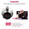 Upower 4 Inch Inlet Exhaust Tip, 4" Inlet 7" Outlet