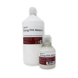 Artway Artway Strong PVA Glue/Medium - 1 Litre, White