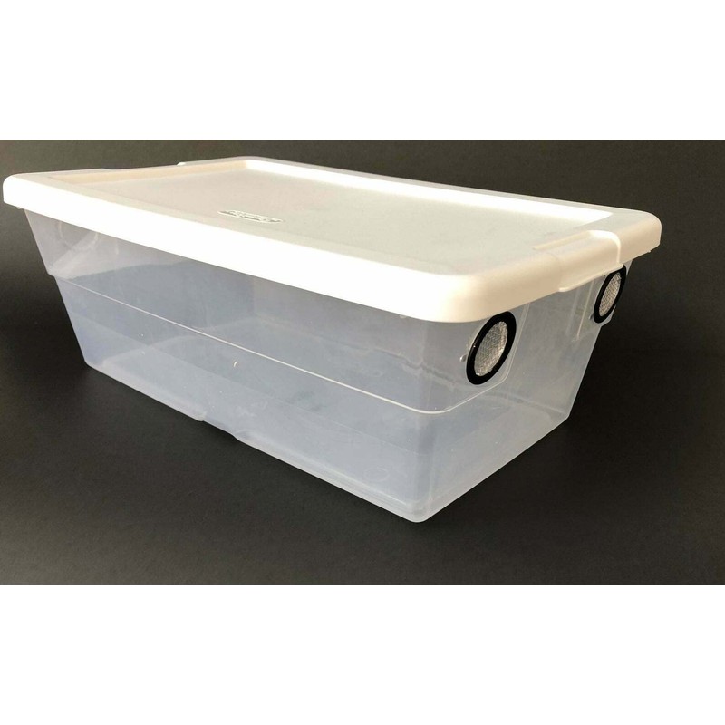 Vented Vivarium Enclosure 6 Quart Terrarium Container 6 Quart for