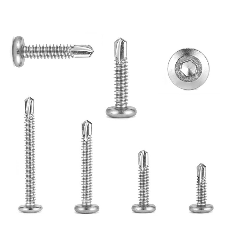 Wavanta 40 Pcs M5.5 x 16mm Self Tapping Screws, 410