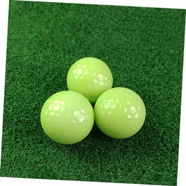 BESPORTBLE 3pcs Luminous Golf Balls for Night Training Glowing Practice Balls Soft Rubber Material for Evening Golfing for Golf Enthusiasts