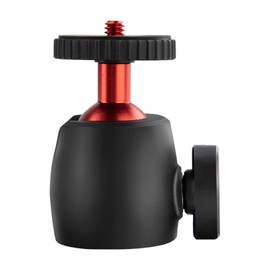 Fotopro Mini Ball Head,360 Degree Rotating Swivel Tripod Ball Head Photograph Accessories for DSLR Camera Microphone Smartphone Max Load 6.61lbs 3kg