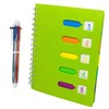 Spiral Notebook with Pen, ZACHMEST A5 Lined Notebook with Index,
