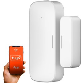 EXTRALINK Smart Life Door and Window Sensor, ZigBee Protocol and Tuya App, Anti-tampering Function, Burglary Protection, Low Voltage Warnings, Burglary Protection Window, Burglary Protection Door