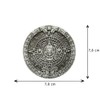 Schnalle123 Belt Buckle Aztec Maya Maya Calendar 3D Look for