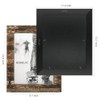 Eosglac Rustic 8.5x11 Wooden Picture Frame, Handmade with Real Birch
