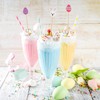 Easter Cocktail Picks - Decorative Easter Bunny and Eggs Long