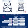 Tattwo.me 2 Week Waterproof Temporary Plant Tattoos - Frog -