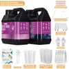 Puduo Epoxy Resin Kit 72OZ，Newly Formulated Crystal Clear Epoxy Resin，Strong,