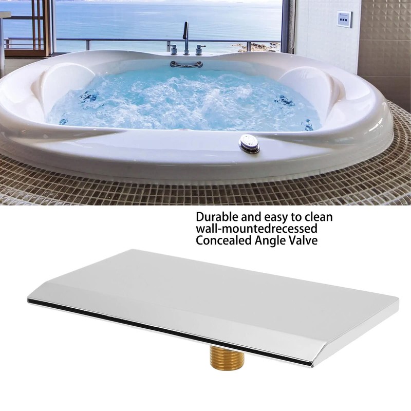 Waterfall Bathtub Spout, Waterfall Bathtub Spout, Silver Wall Mounted Waterfall