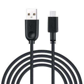 HUYUN 6.2ft USB Charge Cable & USB Micro Wire Data line Cord/Charging Cable Compatible for Alienware Wired/Wireless Gaming Mouse AW610M 610m Mouse mice (Black)