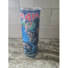 Iron Maiden Final Frontier 20 oz tumbler CUSTOM MADE NEW