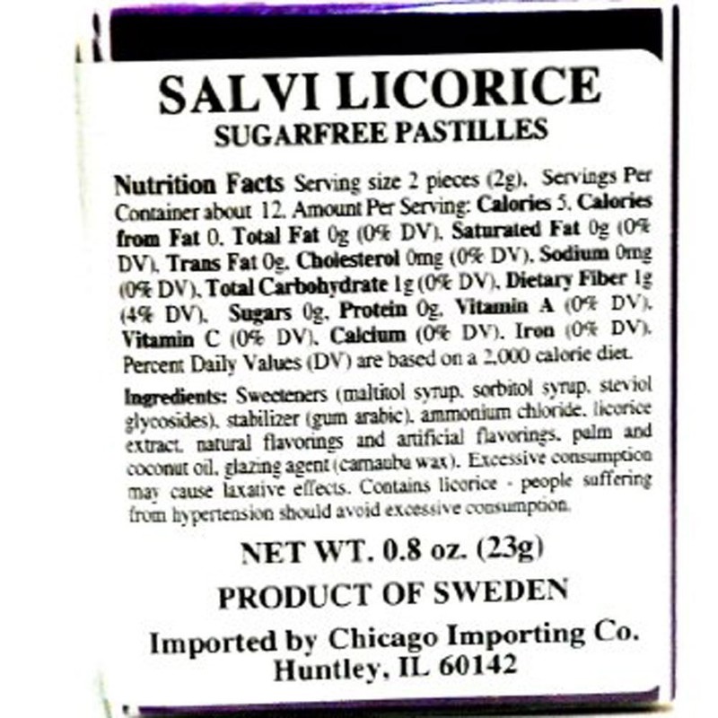 Läkerol Licorice Sugar Free Pastilles (4 Pack/Boxes) Imported Swedish Licorice