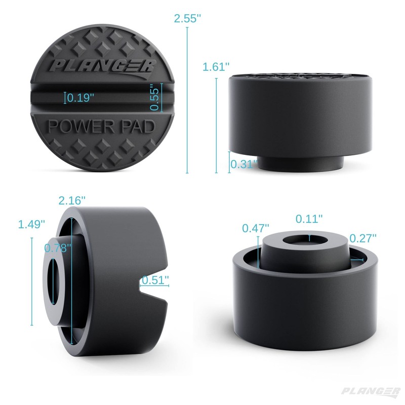 PLANGER® - Power Pad - Recubrimiento de Goma para Gato