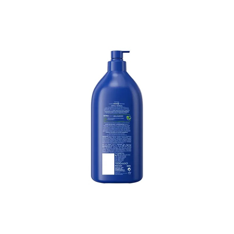 Nivea Milk Nutritiva crema corporal 1 L nutrición para piel