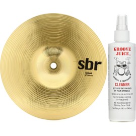 Sabian 10-inch SBR Splash Cymbal and Cymbal Cleaner