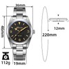 ADDIESDIVE Elegant Mens Wrist Watches Easy to Read Waffle Dial