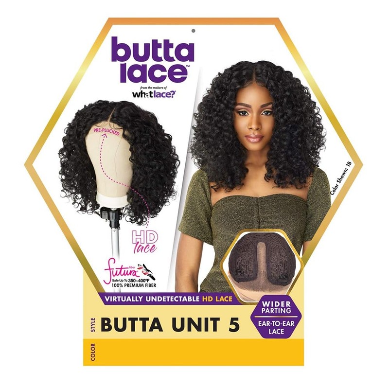 Willoghsa HD Lace Front Wig with Middle Parting Curly Large