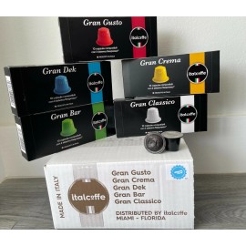 Italcoffe Espresso capsules compatible w/ Nespresso - 100 cap.