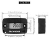 Taikemeti RPM Tachometer, Hour Meter, Waterproof Index IP67, Suitable for