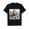 Frog Awaits Valentine's Princess With Chocolates On Lilypad T-Shirt
