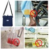 Urine Drainage Bag Holder with Catheter Pipe Cover, Adjustable Strap,