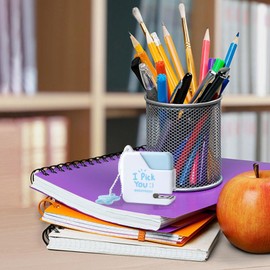 Compact Stapler,School Stapler with Staple - Lightweight Office Desktop Supplies, Small Cute Stapler Set for School, Workplace