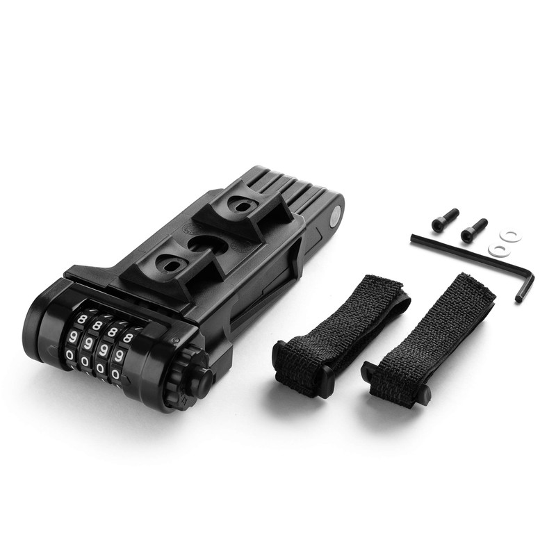 Revere Vault Folding Steel Bike Lock, Uncuttable Combination Lock