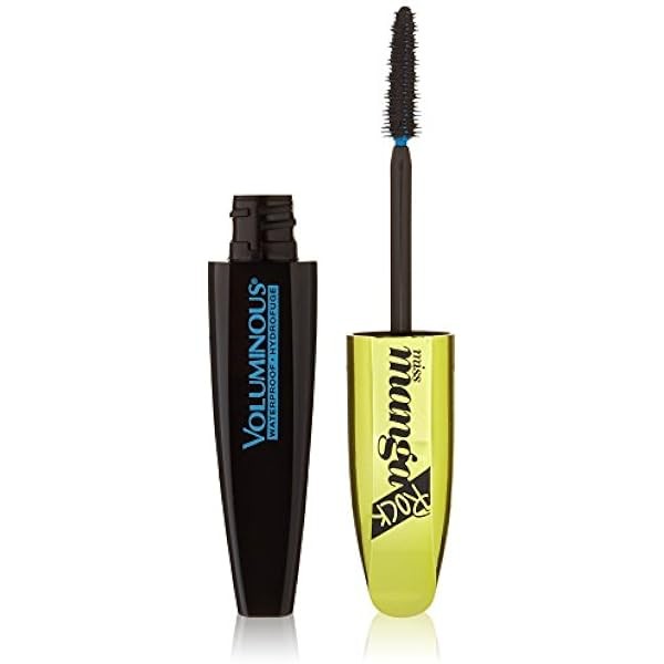 L'Oreal Paris Cosmetics Voluminous Miss Manga Rock Waterproof Mascara, 389