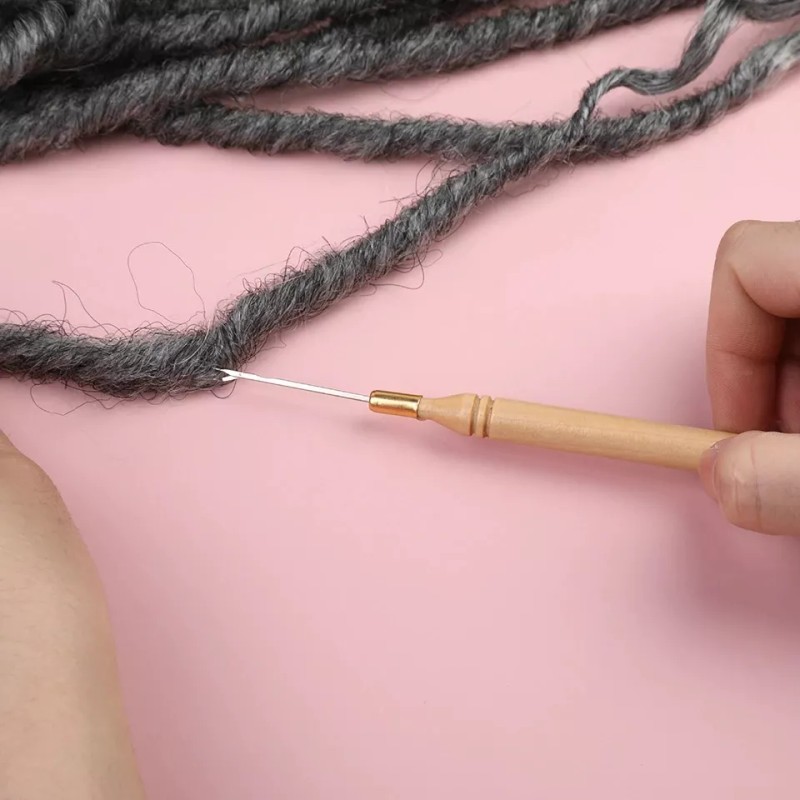 Gala Gancho Para Aplicar Extensiones Cabello Grapas Microchip