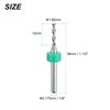 sourcing map PCB Drill Bits 1.85mm Tungsten Carbide Rotary Tool