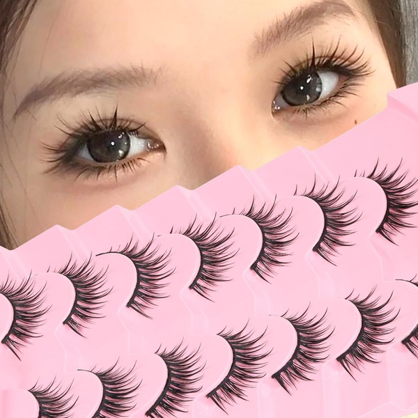Veleasha Lashes Manga Eyelashes DIY Lash Spiky Lash Clusters Natural