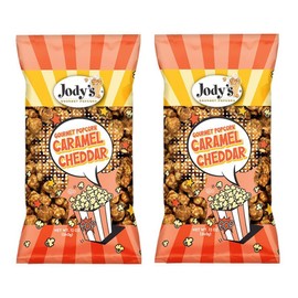 Jody's Caramel Cheddar Popcorn Mix – 2 Pack Bundle of 12oz Bags – Sweet & Savory Gourmet Popcorn Snack – Famous Recipe 53 – Handcrafted with Premium Ingredients – Movie Night Favorite