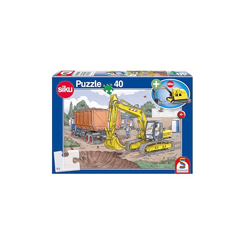 Schmidt | Digger Puzzle & Play 40 Piece Puzzle -