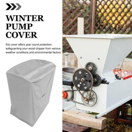 BESPORTBLE Woodchipper Shredder Mulcher Cover, Oxford Waterproof Leaf Mulcher Cover Heavy-Duty Shredder Protection Garden Equipment Accessories