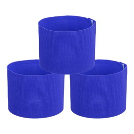 PATIKIL Soccer Captain Armband, 3 Pcs Captain Arm Bands for Soccer Elastic Captain Arm Band Sports Captain Armbands for Youth Adult Football Team Training Dark Blue