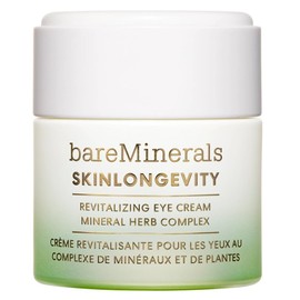bareMinerals Skinlongevity Revitalizing Eye Cream – For Brighter, Firmer Under-Eyes, Reduces Puffiness & Dark Circles, Vegan, Safe for Sensitive Skin