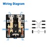 Baomain High Power Relay JQX-62F-2Z AC 110V 120A DPDT 2NO