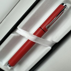 Sheaffer Award Red Fountain Pen Medium Nib Blk Ink W/Giftbox N0919150