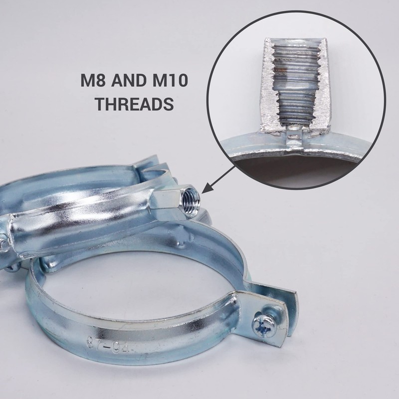 SKIR'CO Pipe Holder for 87-94 mm Pipes, Pipe Clamp Pipe