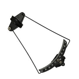ZEZEFUFU 0-50° Measurement RC Fixed Wing Plane Model Inclinometer Aileron Angle Meter Tool