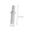 Kisangel 40pcs Nock Tails Accessories 4.2mm Id Silver Aluminum Seat